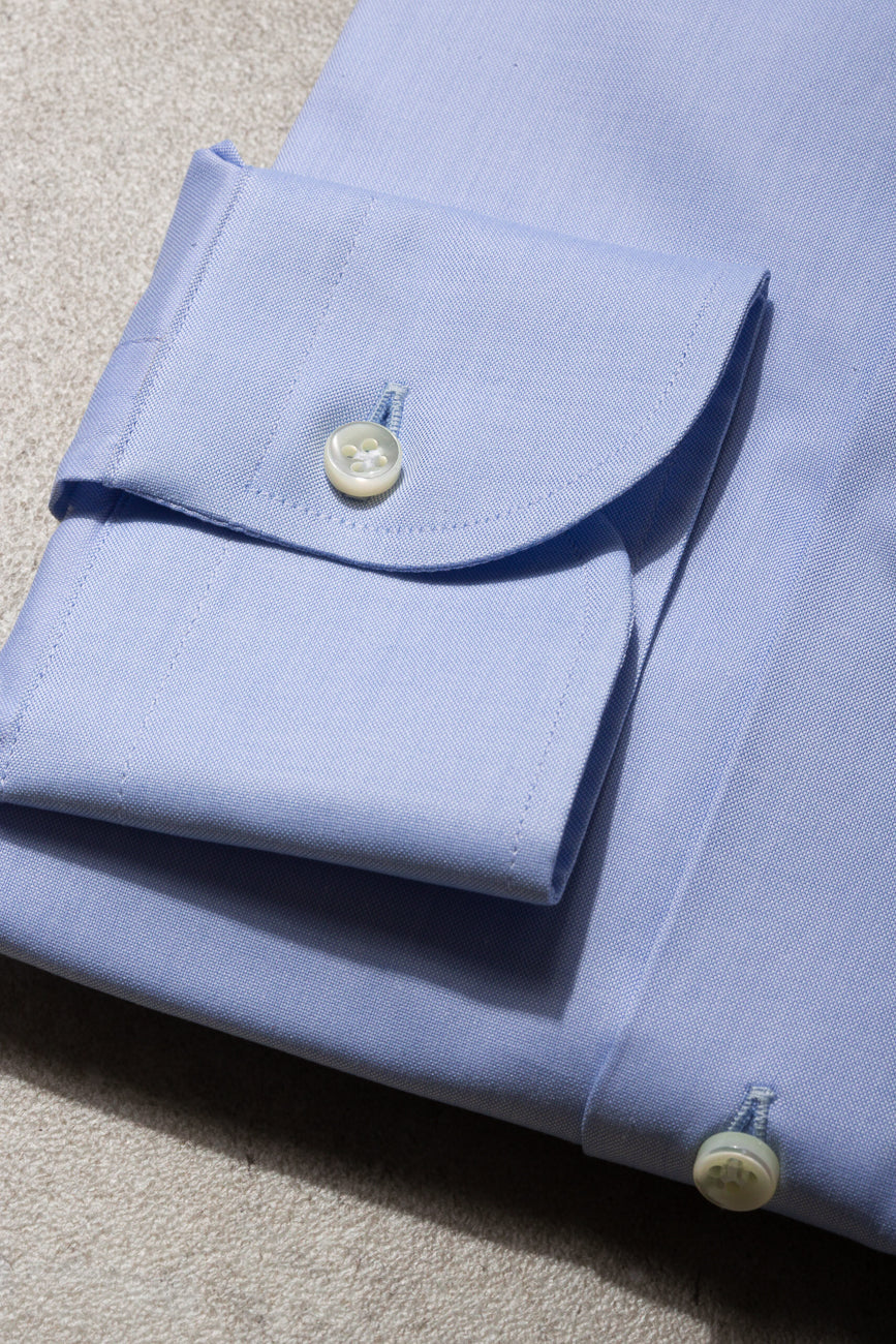 浅蓝色系扣衬衫 “Sartoriale 系列” - 意大利制造