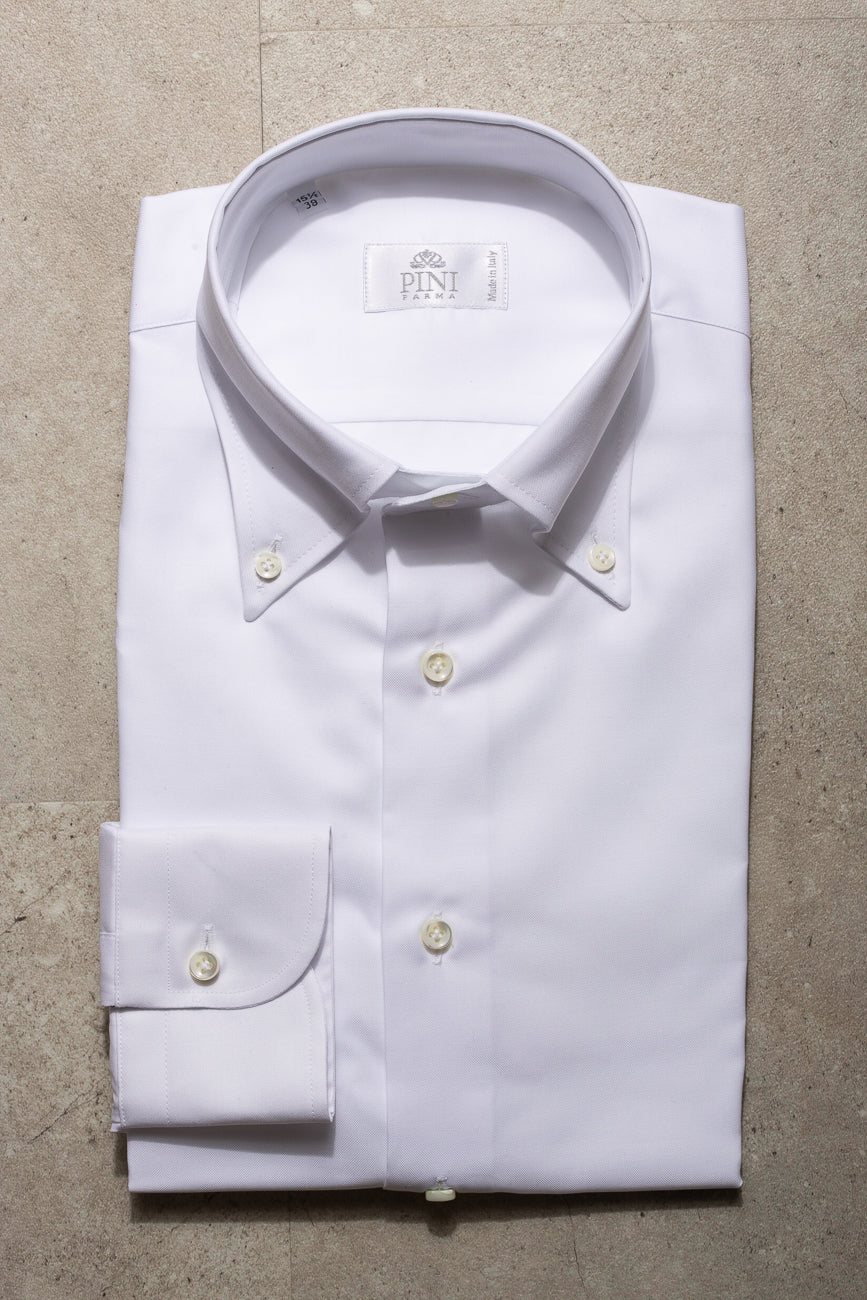 纽扣白衬衫“Sartoriale 系列”- 意大利制造