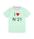 N 21 儿童 |蓝绿色 T 恤