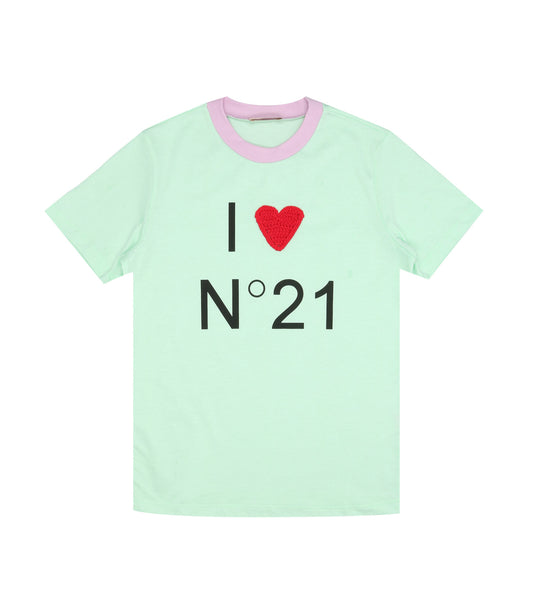 N 21 儿童 |蓝绿色 T 恤