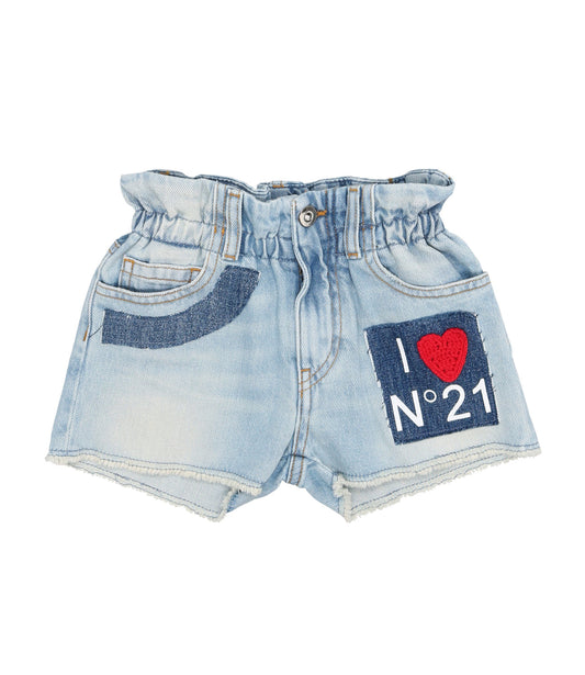 N 21 儿童 |短裤牛仔布
