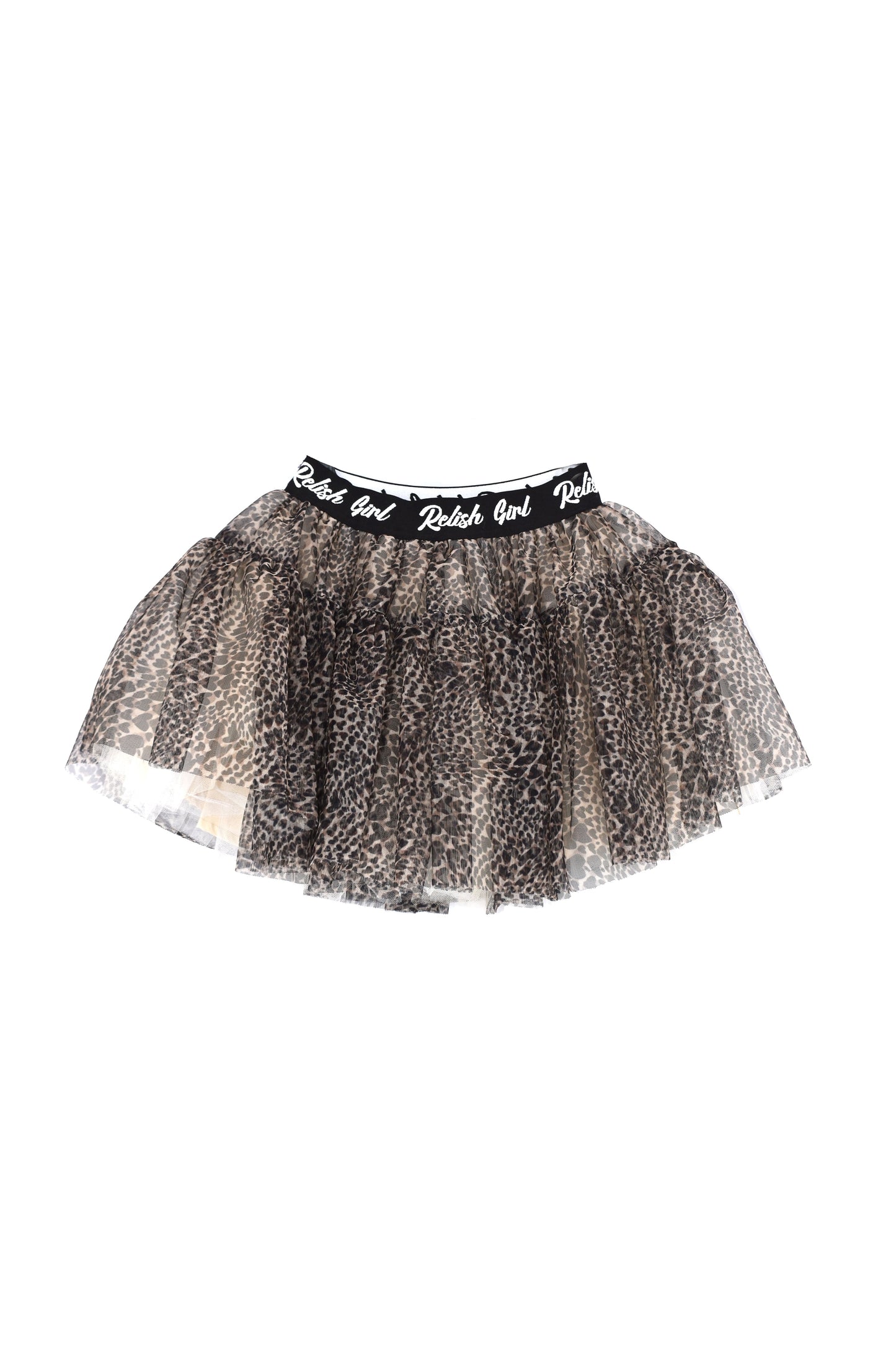 REDSA 女童半身裙，弹力腰身斑点薄纱