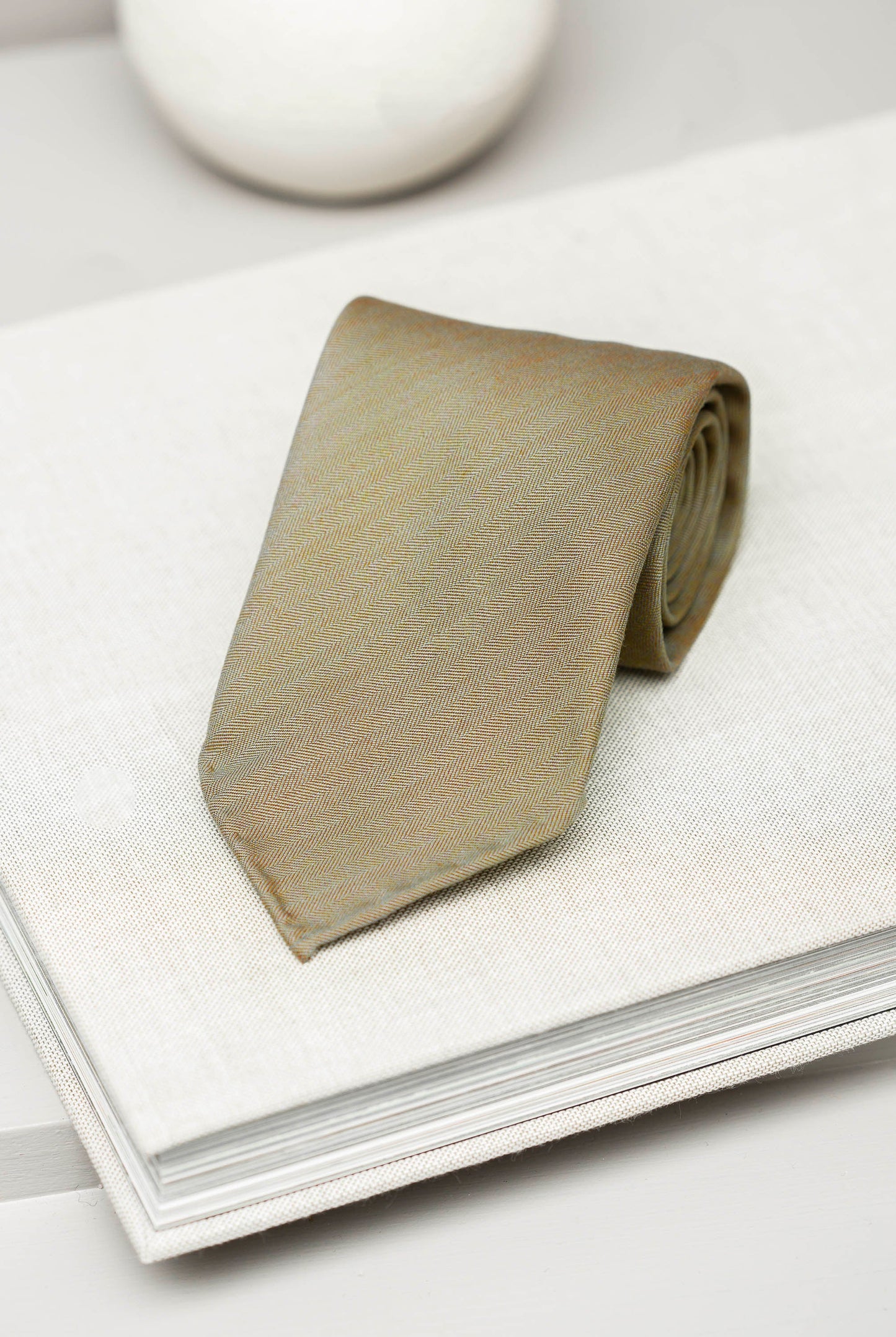 Solaro Loro Piana S200 羊毛领带 - 意大利制造