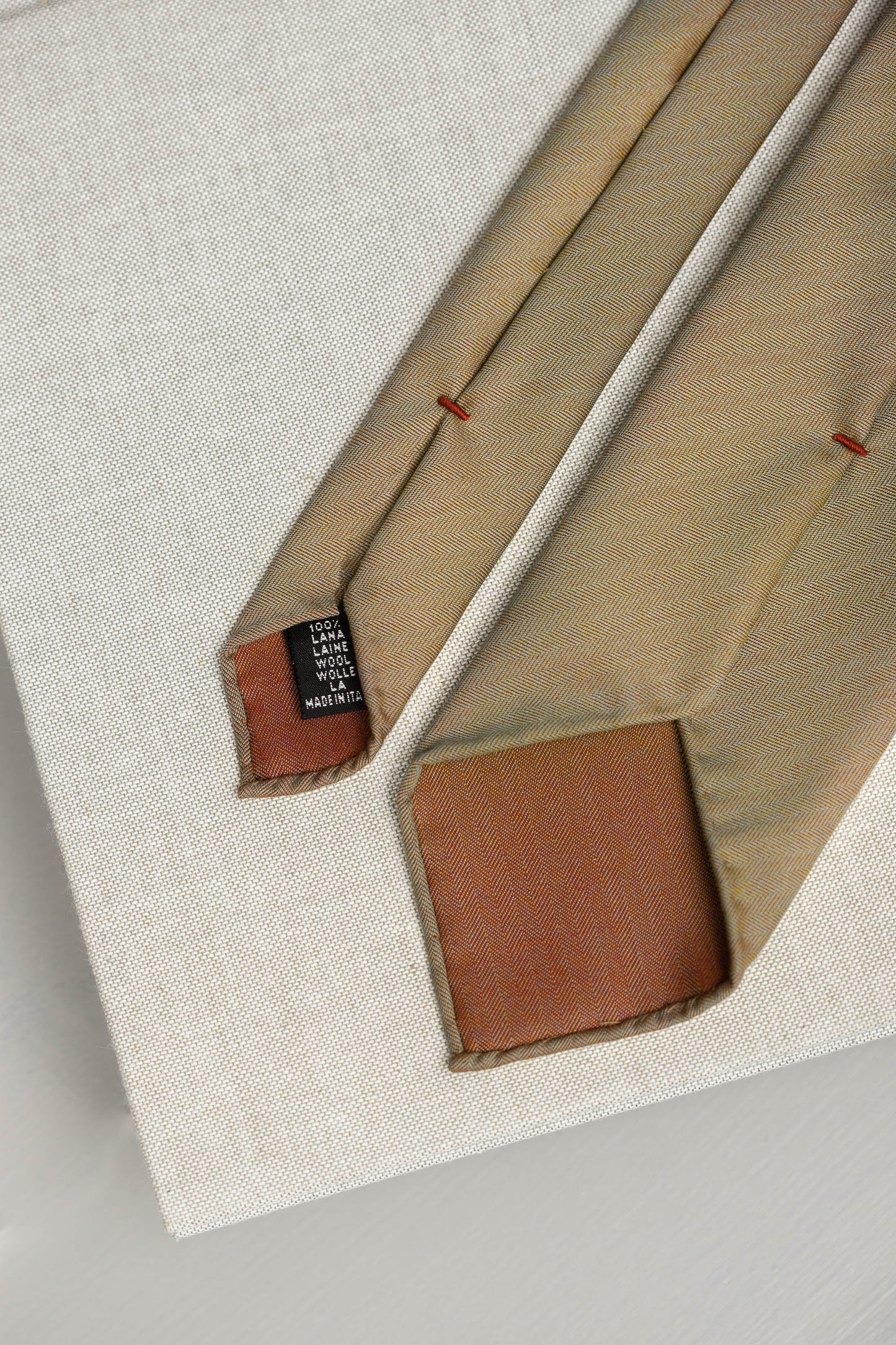 Solaro Loro Piana S200 羊毛领带 - 意大利制造